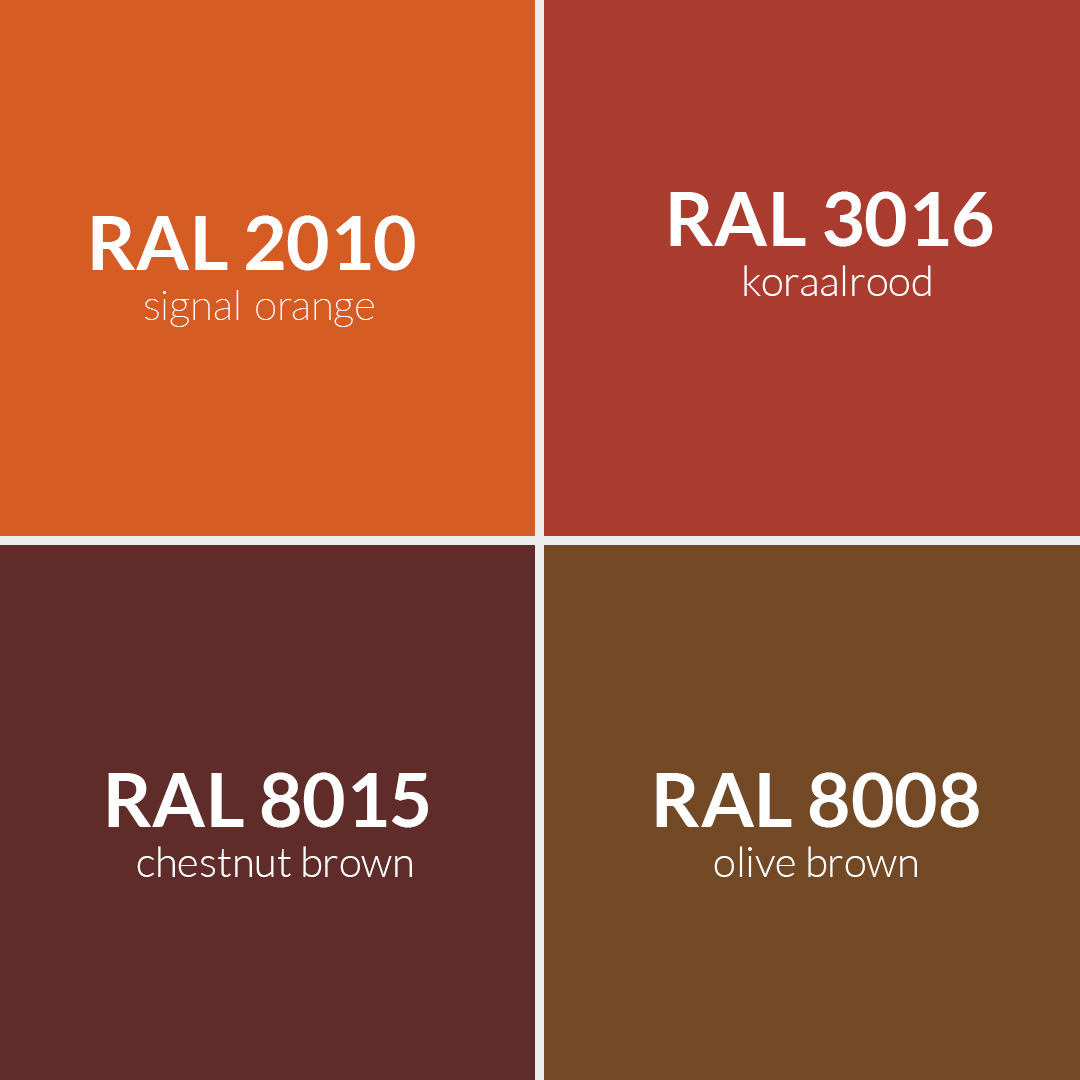 beplanting die past bij de terracotta ral-kleuren